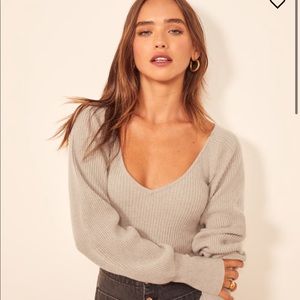 Reformation Hart Cashmere Sweater